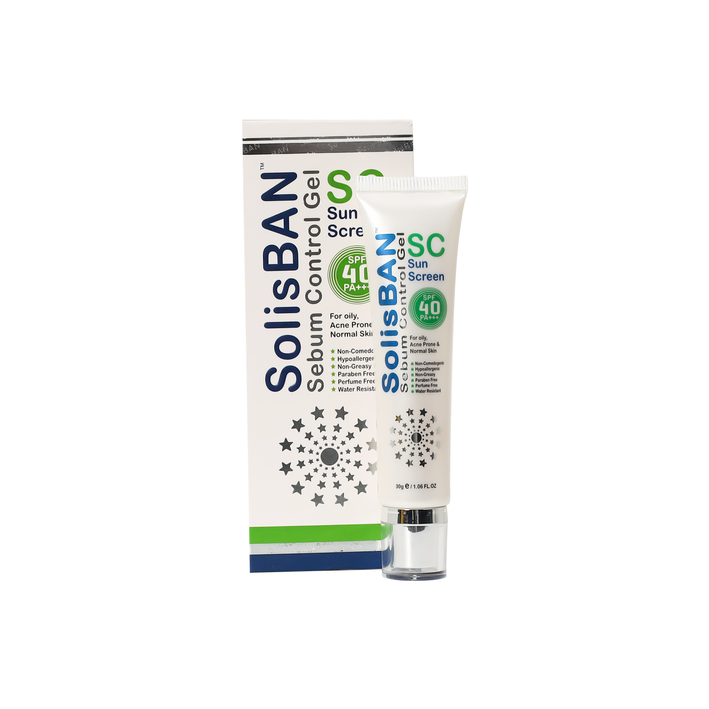 Caremon SOLISBAN Control Gel SPF40 SC Sun Screen 30g
