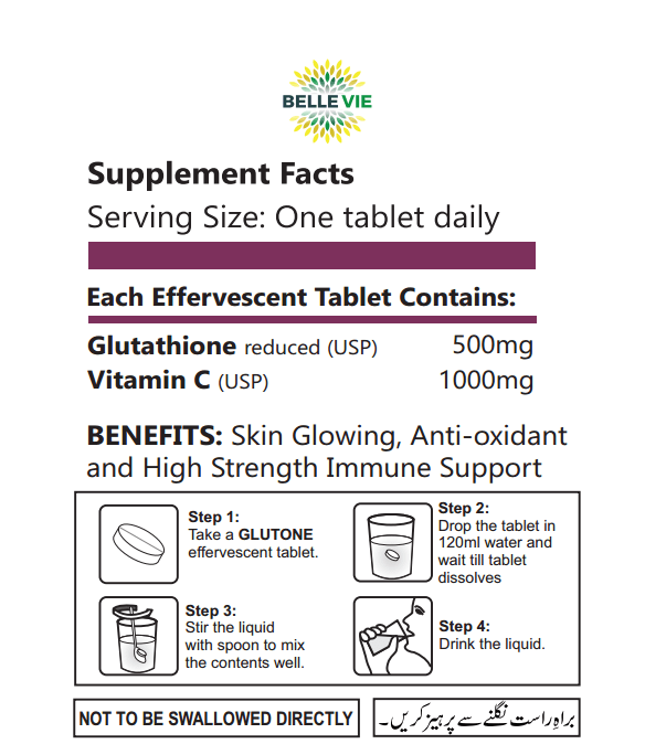 Belle Vie Glutone Tablets - healthkitpk