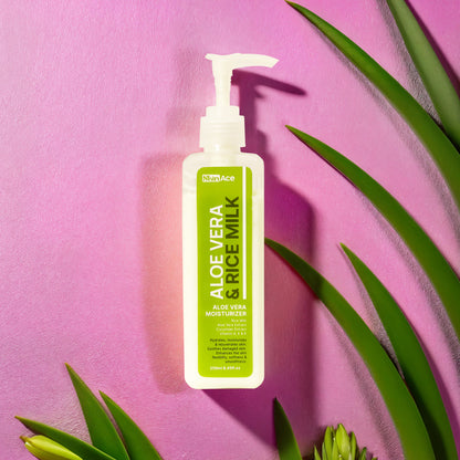 Skin Ace: Aloe Vera With Rice Milk Moisturizer
