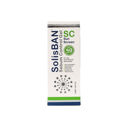 Caremon SOLISBAN Control Gel SPF40 SC Sun Screen 30g
