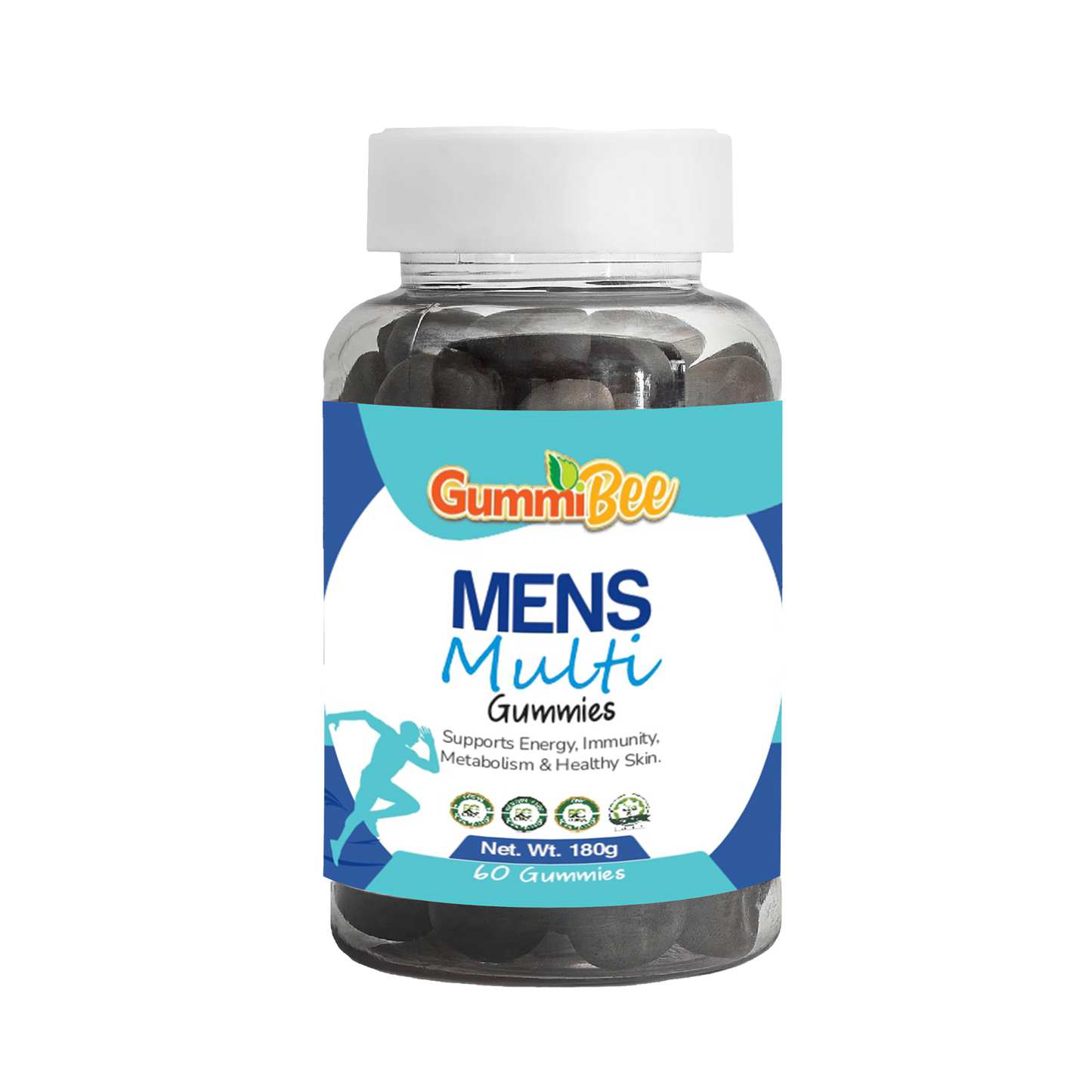 GummiBee Men’s Multi Gummies – Blueberry Flavor (60 Gummies)