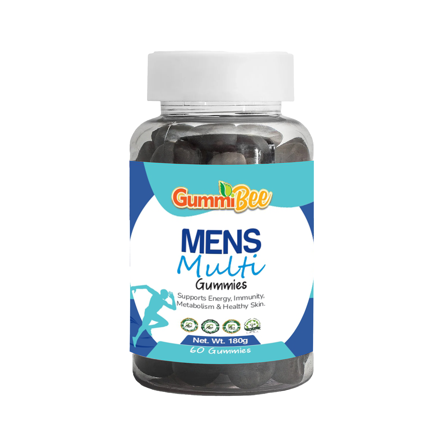 GummiBee Men’s Multi Gummies – Blueberry Flavor (60 Gummies)