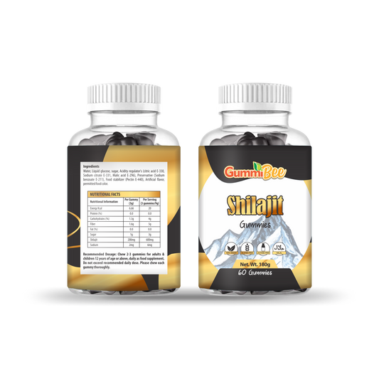 GummiBee Shilajit Gummies – Blueberry Flavor (60 Gummies)