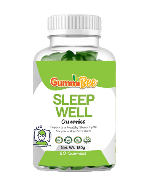 GummiBee Sleep Well Gummies – Elderberry Flavor (60 Gummies)